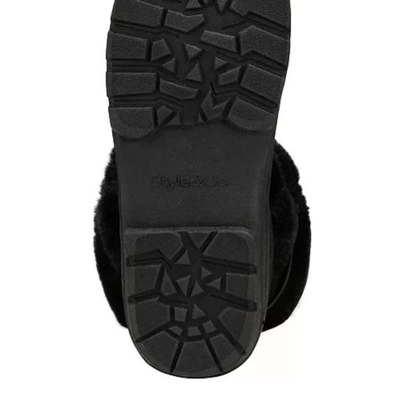 Style & Co. Women's Charcoal Winter Boots - Picture 4 of 8